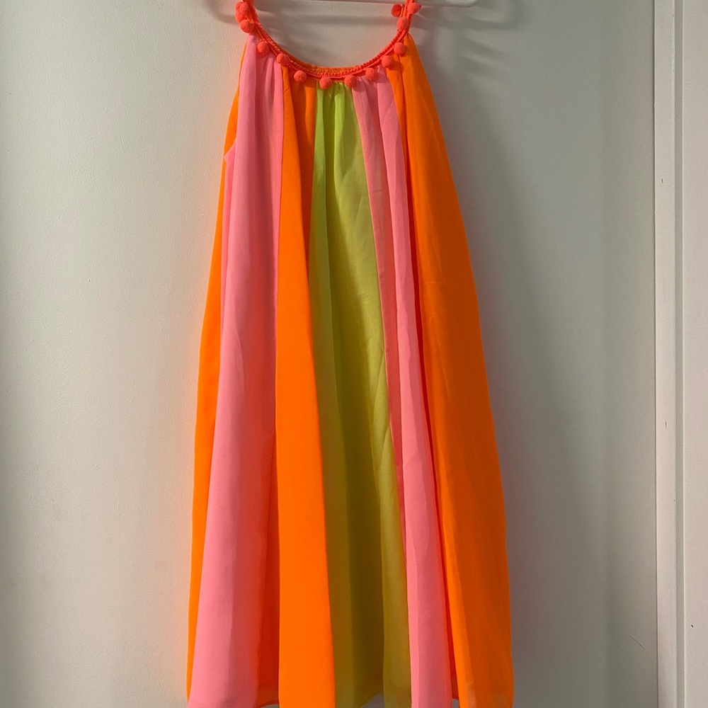 Counting daisies neon girls dress, size 6